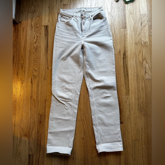 Abercrombie & Fitch Denim - Abercrombie & Fitch excru curve love 90s straight - LONG